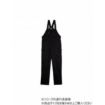 クレヒフク BLUECATサロペット ブラック 5L 607