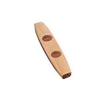 木製 月餅抜型 小 2ヶ取 小判 376045