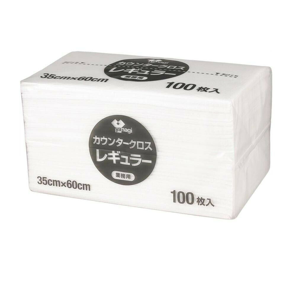 KT-026 カウンタークロス袋入 レギュラー ホワイト 100枚入 427115