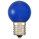OHM LEDミニボール球装飾用 G30/E17/1.2W/3lm/青色 LDG1B-H-E17 14(3)