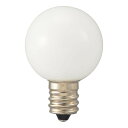 OHM LEDミニボール球装飾用 G30/E12/0.5W/15lm/電球色 LDG1L-H-E12 13(3)