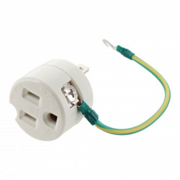 H＆H　接地アダプター　15A×125V　HA-2　431412