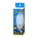 OHM LED電球 T形 E26 100形相当 昼光色 LDT13D-G IG92(3)
