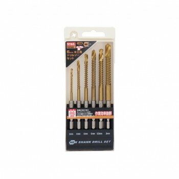 TRAD　六角軸ドリルソーセット　6PC　TCD-606　820296(3)