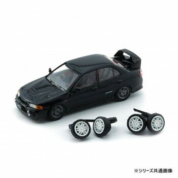 ビ-エムクリエイションズ 三菱 ランサー EVO IV ブラック RHD 1/64スケール 64B0279