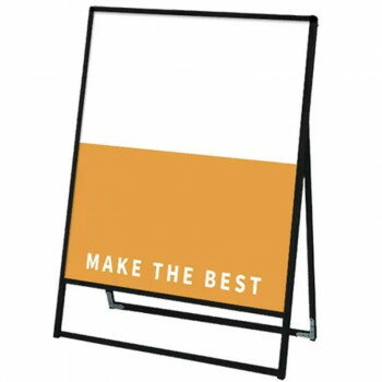 常磐精工 ブラックバリウススタンド看板 アルミ複合板 900×1200片面 BVASKAP-900X1200K