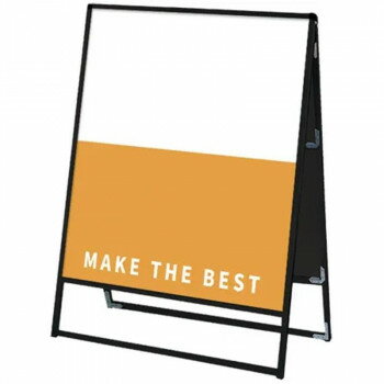 常磐精工 ブラックバリウススタンド看板 アルミ複合板 900×1200両面 BVASKAP-900X1200R