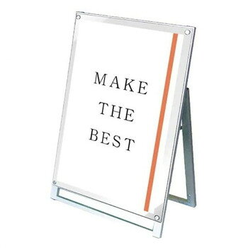 TOKISEI 常磐精工 ポスター用スタンド看板マグネジ A1ロウ片面ホワイト PSSKMN-A1LKW