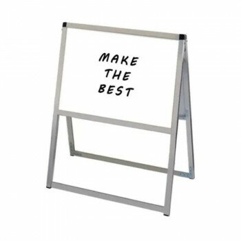 TOKISEI 常磐精工 バリウススタンド看板 ホワイトボード A2横両面 VASKWB-A2YR