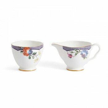 (B) ウェッジウッド 　ワンダーラスト フォーチュン シュガーボウル＆クリーマー　1069355