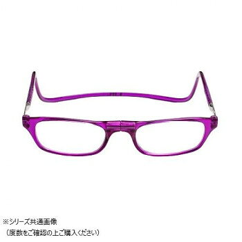オーケー光学 老眼鏡クリックリーダー レギュラー PU パープル+3.50