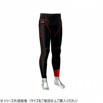 SDW-3060A プロテクターインナーパンツ サマー (吸水速乾・抗菌) ブラック/レッド WL SDW3060A-WL
