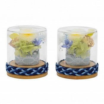 すぐに飾れるボトルフラワーすぐに飾れるボトルフラワーです。全て左右対称になっています。※花材等は、生花を加工していますので変更になる場合がございます。サイズ直径67×高さ77mm個装サイズ：30.0×20.0×15.0cm重量226g(1対...