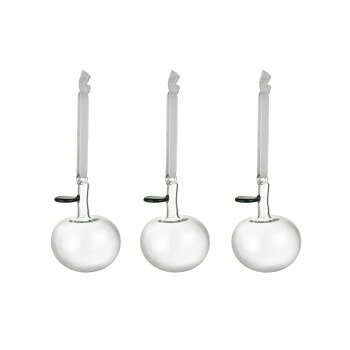 （A） Iittala イッタラ ガラスアップル3個セット クリア 1071497