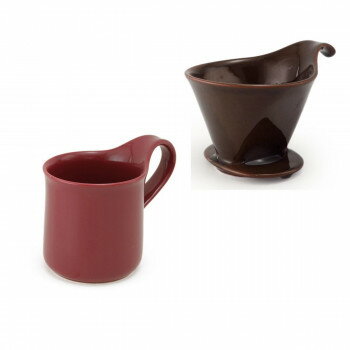 ZERO JAPAN(ゼロジャパン) ドリッパー＆カフェマグセット ドリッパートレイ付 DMZ-16 CBR/BUG