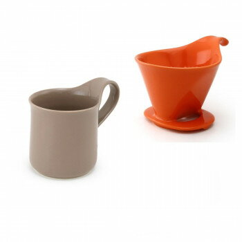 ZERO JAPAN(ゼロジャパン) ドリッパー＆カフェマグセット ドリッパートレイ付 DMZ-16 TG/OOG