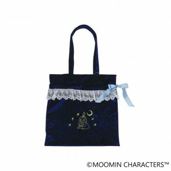 Drawstring Bags - MOOMIN ムーミン レース＆ベロア巾着トート ホシ MM-8334