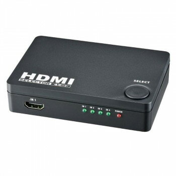 Switching Devices - OHM 4ポート HDMIセレクター AV-S04S-K