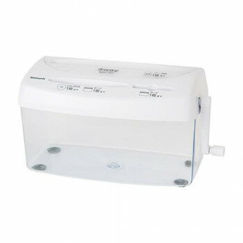 Set - ナカバヤシ　3ウェイハンドシュレッダ101/ホワイト　NSH-101WH