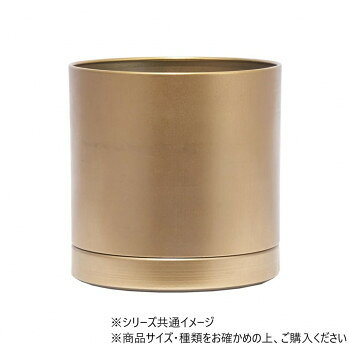 MC円柱メタルecoポット皿付 鉄はエコ AGL 6　3200030AGL