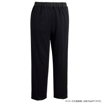 ケアファッション おしりスルッとさらさらカチオンライトパンツ(婦人) ブラック M 82089621