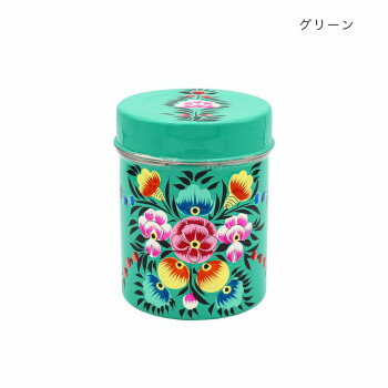 カシミールペイント シリンダーBOX グリーン 32523811355
