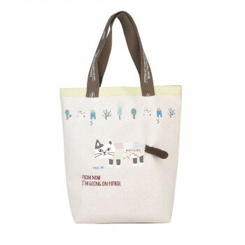 クスグルジャパン ごきげんようマチルダさん トートバッグ ベージュ 25-8029