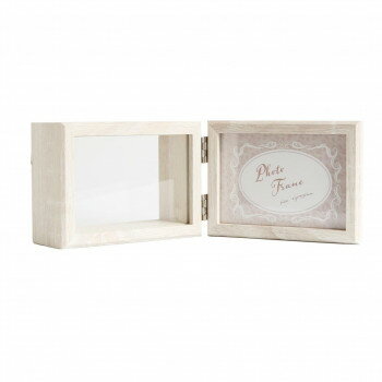 花とメッセージを添えて素敵な贈り物に2枚のアクリル板にカードを挟むことができます。ファブリックや写真などを挟むこともできます。口の字型内枠を使用しています。サイズ品寸:(閉)W11×H11×D7cm(開最大)W30.2cm、内寸:W12.5...