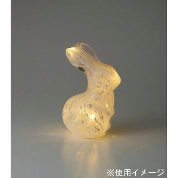 イシグロ ガラス シファライト うさぎ ホワイト 21486