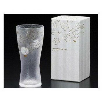 ザ・プレミアムニッポンテイスト プレミアム桜 泡づくりグラスM 310ml 6467