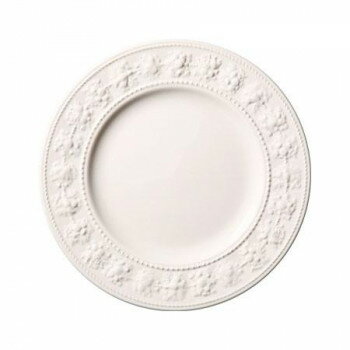 （B） ウェッジウッド フェスティビティ アイボリー プレート 27CM 58951101041