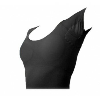 シェモア サラーリ ワキサラットカップ付き 汗取りインナー ブラック サイズ2(トップバスト:93～115cm)
