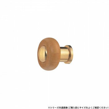 Rakuten - シロクマ ウェンディーツマミ 小 Mオーク/金 KC-6