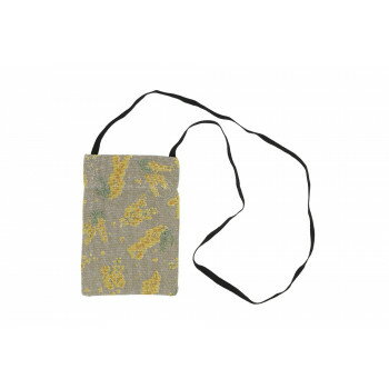 フレンズヒル ポシェット ジャカードミモザ グレイ WS-106-316