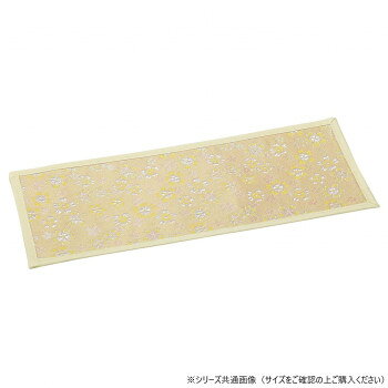 優しい色合いの上置用経敷優しい色合いの上置用経敷です。サイズ120×300×2mm個装サイズ：30.0×12.0×2.0cm重量21g個装重量：20g素材・材質ポリエステル・レーヨン仕様難燃金襴生産国日本fk094igrjs