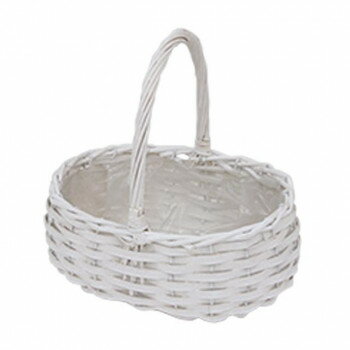 Laundry Containers - 大橋新治商店 カンパーニャ オーバルバスケットホワイト 63-871