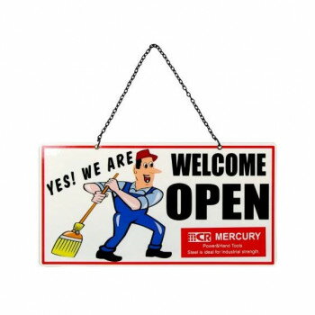 マーキュリーOPEN/CLOSEサイン Cleanup Mr.T ME013642