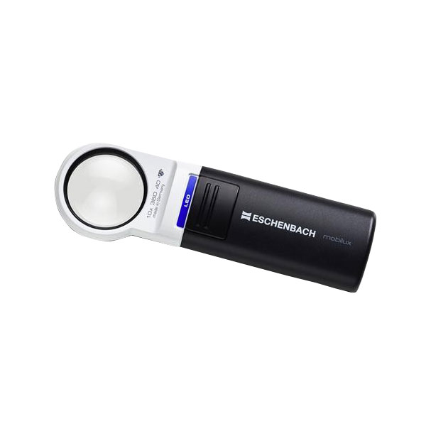 エッシェンバッハ mobiluxLED+mobase LEDワイドライトルーペ＆専用スタンド 35mmΦ(10倍) 1511-10M