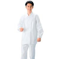 清潔でシンプル、簡素が美しいWhite Wear「白」を基調とした白衣にチェックやカラーラインなどを入れて明るい雰囲気をプラスしたり、キャップや小物などのコーディネート商品を揃えて、着る楽しさも実感できるようさまざまなバリエーションを設けています。サイズ4L:着丈77cm×肩巾52cm×胸囲132cm×袖丈60cm個装サイズ：30×40×1cm素材・材質カツラギ:綿100％仕様胸内ポケット、防縮製造国日本清潔でシンプル、簡素が美しいWhite Wear ------ ココがポイント！ ------●防縮:長く着用しても縮んだり型くずれしにくく、ソフトな風合いを保ちます。 ※洗濯可能です。 「白」を基調とした白衣にチェックやカラーラインなどを入れて明るい雰囲気をプラスしたり、キャップや小物などのコーディネート商品を揃えて、着る楽しさも実感できるようさまざまなバリエーションを設けています。