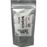 有機黒大豆使用!北海道で栽培された有機JAS認定黒大豆を直火で深煎りしお茶用に仕上げました。黒豆の黒い色はアントシアニンでポリフェノールの一種です。内容量120gサイズ個装サイズ：21.5×20.5×14.5cm素材・材質袋:PE、M、PET仕様賞味期限:製造日より365日製造国日本有機黒大豆使用! 黒豆茶の豆を大さじ2杯(約23g)ほどを急須に入れます。熱湯(約500cc)を注ぎ約6〜7分間程そのまま蒸らします。黒豆茶の出来上がりです。約5杯分のお茶になります。原材料:有機黒大豆 北海道で栽培された有機JAS認定黒大豆を直火で深煎りしお茶用に仕上げました。黒豆の黒い色はアントシアニンでポリフェノールの一種です。