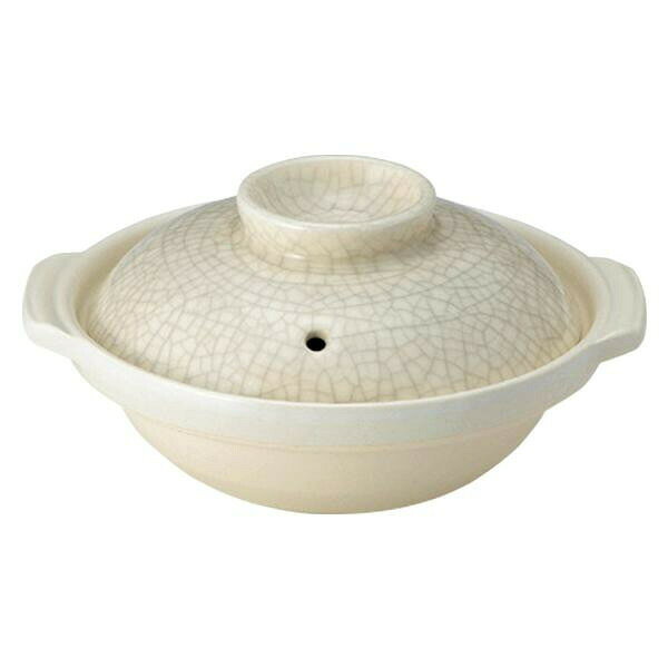 Earthen Pots - 銀峯窯 貫入 5.5号浅鍋 11551