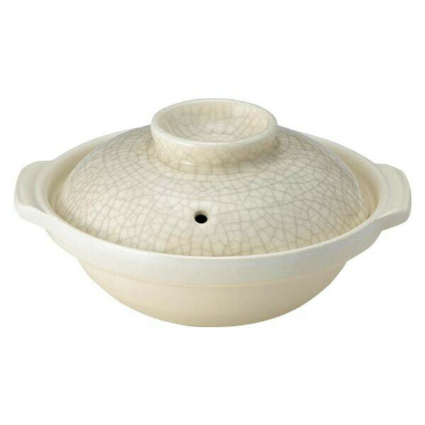 Clay Pots - 銀峯窯 貫入 7号浅鍋 11071