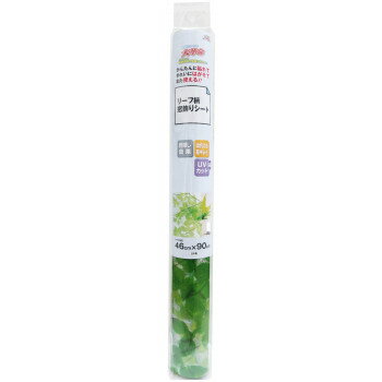 GE-4635　窓飾りシート(プリントタイプ)　46cm丈×90cm巻　グリーン