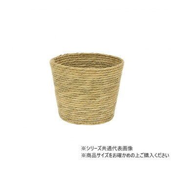 水や汚れに強い天然素材のような水や汚れに強いPP製バスケットです。ふちのないシンプルなデザインです。針金芯不使用でよりナチュラルな印象です。サイズΦ19×H16.5cm個装サイズ：19×19×16.5cm重量個装重量：160g素材・材質バスケット:PP仕様針金芯不使用生産国中国fk094igrjs