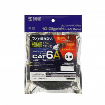 掠ץ饤 ƥ6A˺LAN֥ 5m ֥å KB-SL6A-05BK