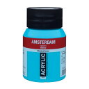 AMSTERDAM　アムステルダム　アクリリックカラー500ml　ターコイズブルー522 407455