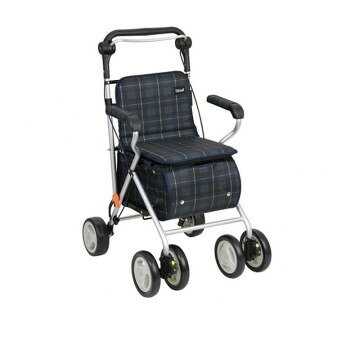 おすすめ容量たっぷりのスタンダードタイプのシルバーカーです。サイズW505×D600×H815〜900mm個装サイズ：76×51×35cm重量約5800kg個装重量：7210g素材・材質本体:アルミニウム合金座面・バッグ:ポリエステル仕様押し手高さ:815〜900mm(5段階)折りたたみ時:W505×D460×H760mm座面寸法:W325×D320mm座面高さ:470mmバッグ寸法:W300×D400×H210mm生産国中国fk094igrjs