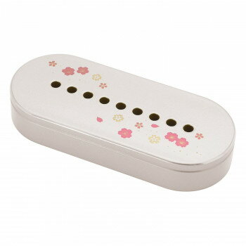 其它 - 木乃香(このか) アルミ製 線香皿 蒔絵入 桜/パールホワイト 32R200K35x064