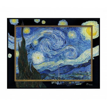 ゴッホの作品絵と額がセットになった商品です。サイズW55×H42×D2cm個装サイズ：55.5×42.5×3.0cm重量(約)1200g個装重量：1300g素材・材質樹脂フレーム塩ビ仕様壁掛用セット内容絵×1額×1生産国日本fk094igrjs