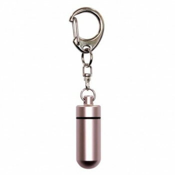ペット供養 遺骨カプセル 中 キーホルダー ライトピンク H3.8cm 10入 060365